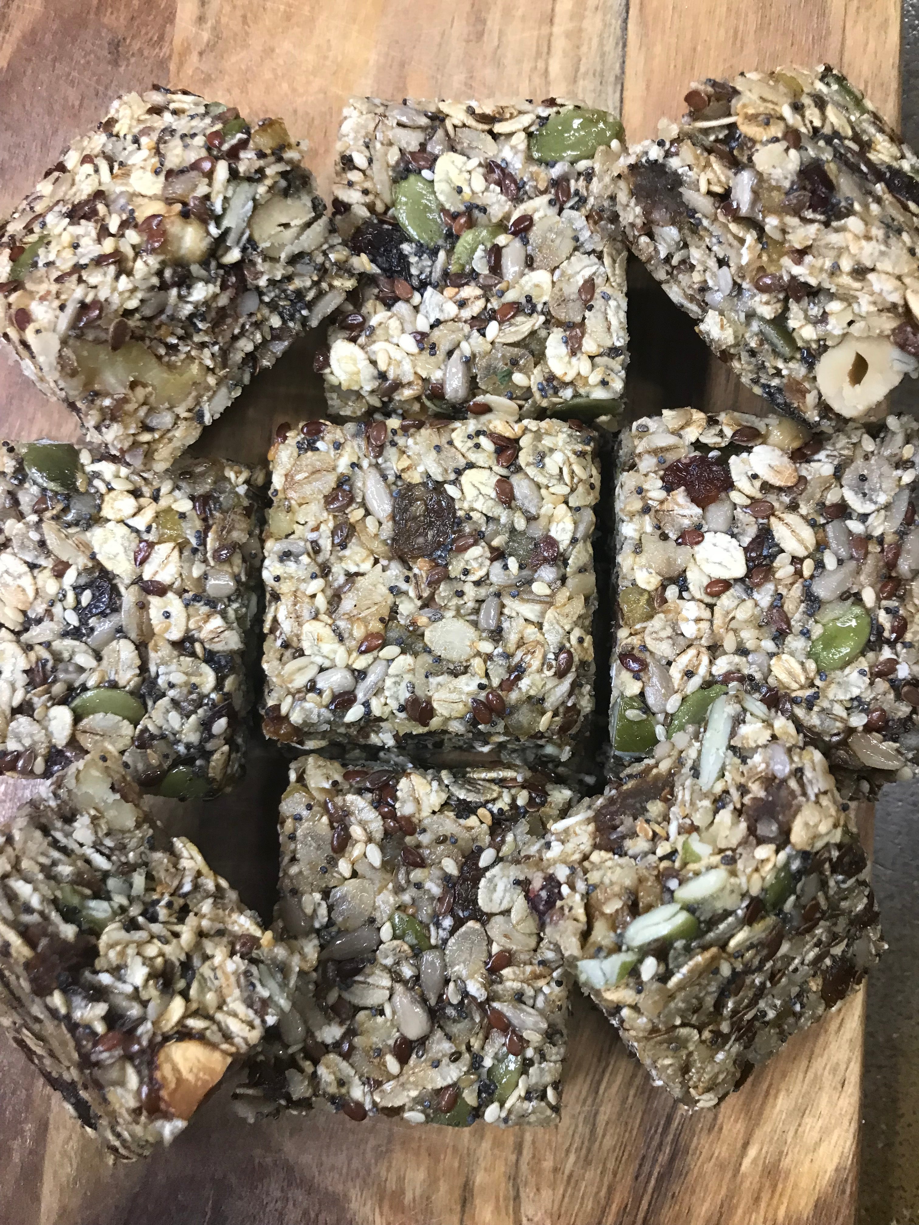 Nuts and  Seeds Fruit and Oats  Slices 1kg
